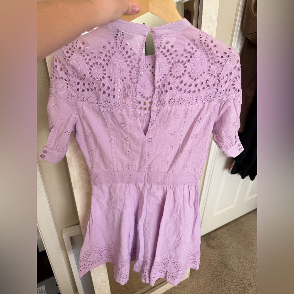 Walter Baker NWT Nicolette Broderie Dress‎ - Lavender - Picture 5 of 7
